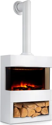 Produktbild von Zermatt Elektrischer Kamin 900/1800W Thermostat Flammenillusion