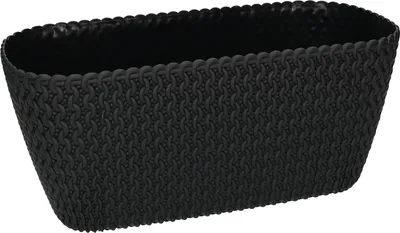 Obrázok produktu pre KOTARBAU® Anthracite 300 mm oválny kvetináč pre balkóny a moderné interiéry