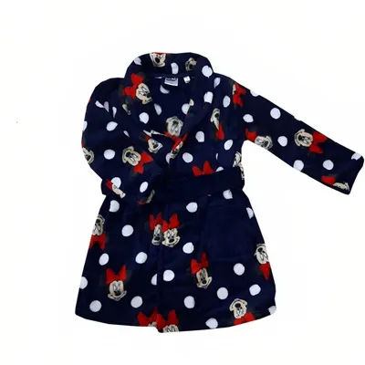 Obrázok produktu pre Detský župan Minnie Mouse tmavomodrý - 7 rokov