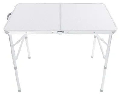 Produktbild von Omgoods – Tragbarer Klapptisch aus Aluminium für Camping und Picknick, 90 x 60 cm