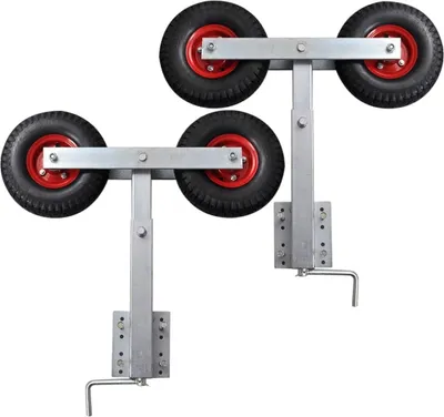 Zdjęcie produktu dla Wsporniki do przyczepy do łodzi z kołami 59 - 84 cm x2