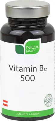 Obrázek produktu pro Nicapur Vitamin B12 500 kapslí 60 kapslí
