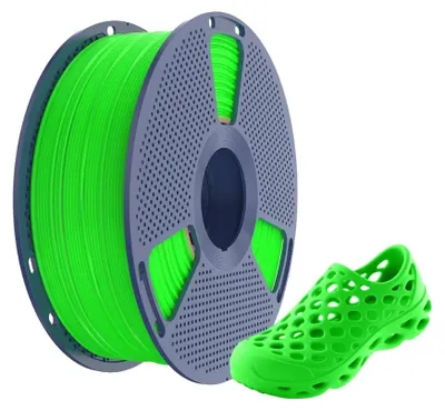 Obrázok produktu pre Filament do 3D tlačiarne, vysoká pružnosť, jednoduché použitie, zelená farba
