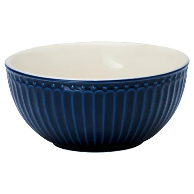 Produktbild von Greengate Alice Müslischale dark blue 14 cm