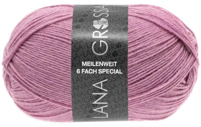 Produktbild von Lana Grossa - Meilenweit 6-fach 150g Unito 9223 altrosa