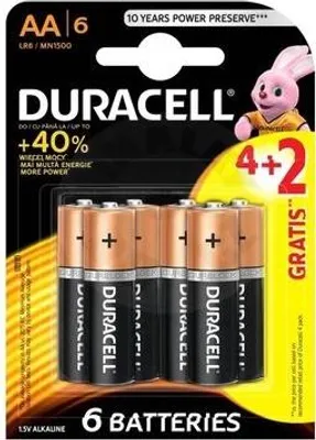 Obrázek produktu pro Duracell BASIC AA. 6ks. 1.5V - blistr