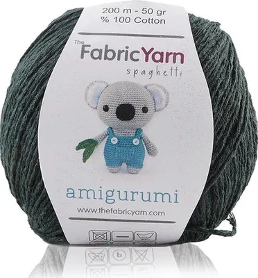 Productafbeelding van Fabriekskatoenen garen, Amigurumi-garen, 100% katoen, 200 meter, eendenhoofd