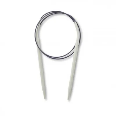 Produktbild von PRYM Rundstricknadeln, Aluminium, 80 cm, Ø 5,50 mm, grau