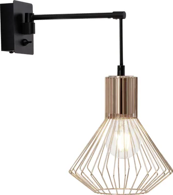 Produktbild von BRILLIANT Wandleuchte, hängend, schwenkbar Dalma kupfer IP20 E27 60 Watt g. f. Normallampe