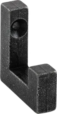 Produktbild von Mantelhaken Ischgl B 10 mm, H 40 mm,Eisen verzinkt schwarz passiviert