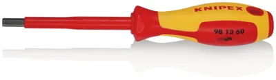 Image de Knipex tournevis six pans creux 6,0mm longueur totale 212mm bruni isolé manche 2 composants - 98 13 60