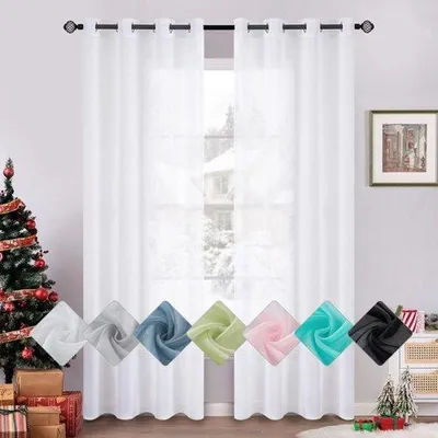 Obrázek produktu pro Záclony – 140 x 215 cm – bílé