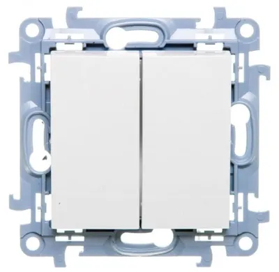Zdjęcie produktu dla Kontakt-Simon CW5B.01/11, Plastik, Biały, IP20, IP44, 250 V, 10 A, 77 mm