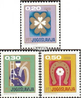 Produktbild von Briefmarken Jugoslawien 1968 Mi 1313-1315 (kompl.Ausg.) postfrisch Neujahr 1969