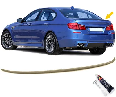 Obrázok produktu pre Spoiler na zadnú časť vozidla, športový vzhľad, s homologáciou (ABE) pre model BMW 5 (F10), sedan, roky výroby 2010-2016
