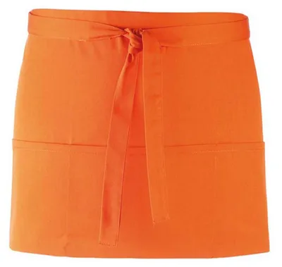 Produktbild von Premier - Taillenschürze "Colours Collection" LT2679 (33 cm x 60 cm) (Orange)