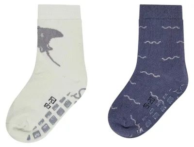 Produktbild von Sterntaler ABS Socken Doppelpack Motiv Rochen und Wellen - Kinder Stoppersocken