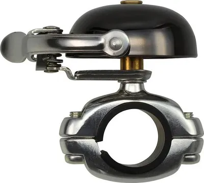 Produktbild von Fahrradklingel - Mini Suzu Die Cast Mount - Neo Black - Crane Bell