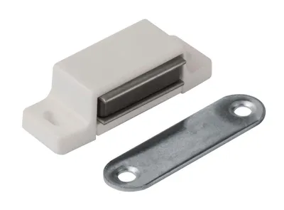 Obrázek produktu pro Walteco Nábytkový magnet, nosnost 3-4 kg, bílý, 2 ks