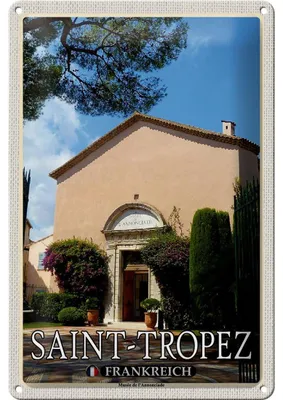 Produktbild von Blechschild Reise 20x30cm Saint-Tropez Frankreich Musée l'Annonciade