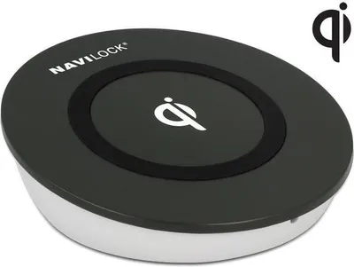 Produktbild von DeLOCK Qi, Drinnen, Draußen, USB, 5 V, Schwarz