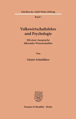 Immagine prodotto di Volkswirtschaftslehre und Psychologie.