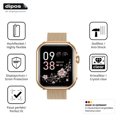Produktbild von 2x Schutzfolie für Oliimptek G62 Folie, 100% Displayabdeckung, dipos Flex