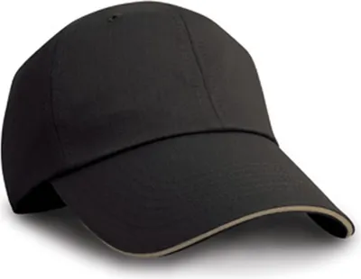Produktbild von Result Headwear Herringbone Cap With Sandwich Peak