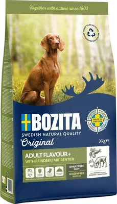 Produktbild von Bozita - Trockenfutter Hund - Original Adult Flavour Plus mit Rentier - 3 kg
