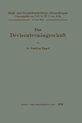 Produktbild von Das Devisentermingeschäft