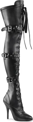Produktbild von SEDUCE-3028 Damen Boots von Pleaser, Schwarz Matt , EU 41, US 11