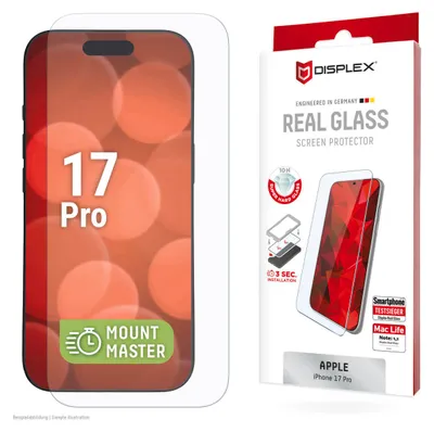 Obrázok produktu pre Displex 02251, Apple, iPhone 17 Pro, Odolný voči nečistotám, Odolné proti nárazu, Odolné proti poškriabaniu, Priehľadná, 1 kusov