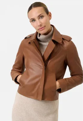 Produktbild von Ricano Damen Lederjacke JUANA – cognac / M