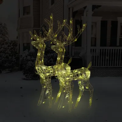 Obrázok produktu pre The Living Store LED sobi 2 ks akrylové 120 cm teplá biela