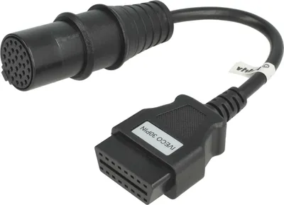 Produktbild von vhbw OBD Adapter 30Pin-OBD1 auf OBD2 kompatibel mit Iveco 30 Pin - 40 cm