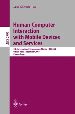 Produktbild von Human-Computer Interaction with Mobile Devices and Services