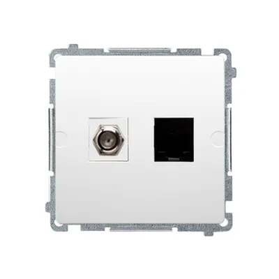 Zdjęcie produktu dla Kontakt-Simon BMAFRJ45.01/11, Biały, Plastik, IP20, 75 mm, 36 mm, 75 mm