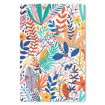 Produktbild von MuchoWow® Mauspad Mousepad Sommer - Pflanzen - Blätter - Muster 40x60 cm - Mousepads - Maus Mat - Pad - Mausunterlage - Schreibtisch Accesoire