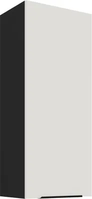 Produktbild von LUNARA Küchenoberschrank – Breite 45 cm, weiß/schwarz