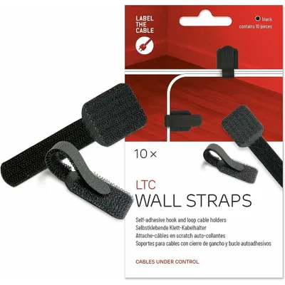 Imagen del producto de Kit de 10 etiquetas para cables, modelo LTC 3110, color negro