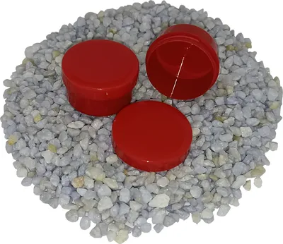 Produktbild von 200 Salbendosen Kruken Rot Tiegel 6 ml