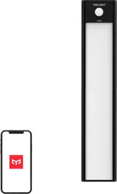 Produktbild von Yeelight Closet Sensor Light, Unterbauleuchte mit Bewegungssensor, 4000K, neutralweiß, 20cm, schwarz