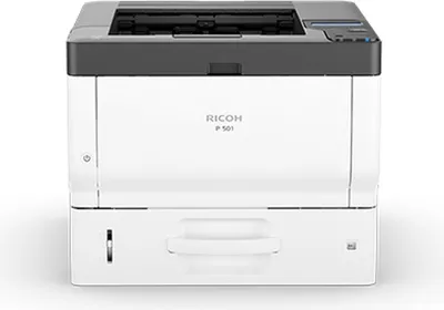 Produktbild von Ricoh P 501, Laser, 1200 x 1200 DPI, A4, 43 Seiten pro Minute, Doppelseitiger Druck, Schwarz, Weiß