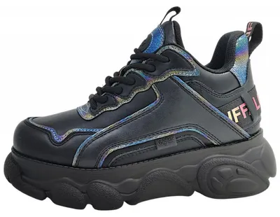 Produktbild von Buffalo Damenschuhe Schnürschuhe Sportive Schwarz Freizeit