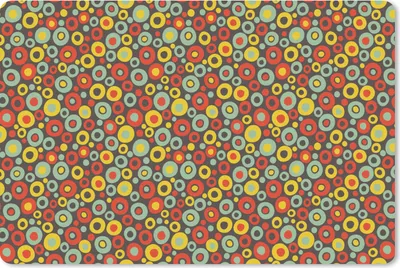 Produktbild von MuchoWow® Mauspad Mousepad Muster - 70er Jahre - Retro - Blase 27x18 cm - Mousepads - Maus Mat - Pad - Mausunterlage - Büroartikel - Desk Matten