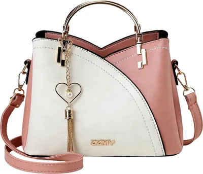 Produktbild von STILVORA Handtaschen, Große Damen Farbblock Umhängetasche, Modische Schultertasche mit viel Stauraum für Alltag & Shopping, Weiß