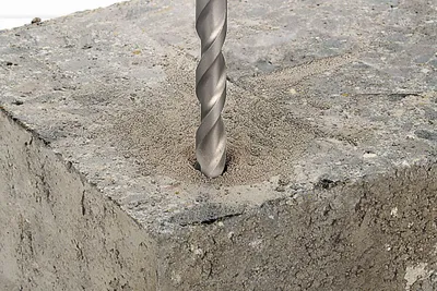 Produktbild von wolfcraft GmbH 1 Spezial-Betonbohrer, Bohrer, Hammer drill bit, 1 cm, 120 mm, Künstlicher Stein, Beton, Mauerwerk, Naturstein, 7 cm