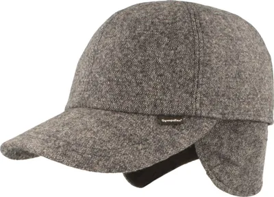 Baseballcap aus Bavaria Loden mit Ohrenschutz von Hut-Breiter in blau