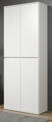 Produktbild von trendteam Nevada víceúčelová skříň 4dveřová bílá, š/v/h cca 74/191/34 cm