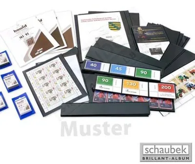Produktbild von Schaubek 1130 schauclip-Folienstreifen 210 mm x 30 mm - schwarz (Packung per 25 Stück)